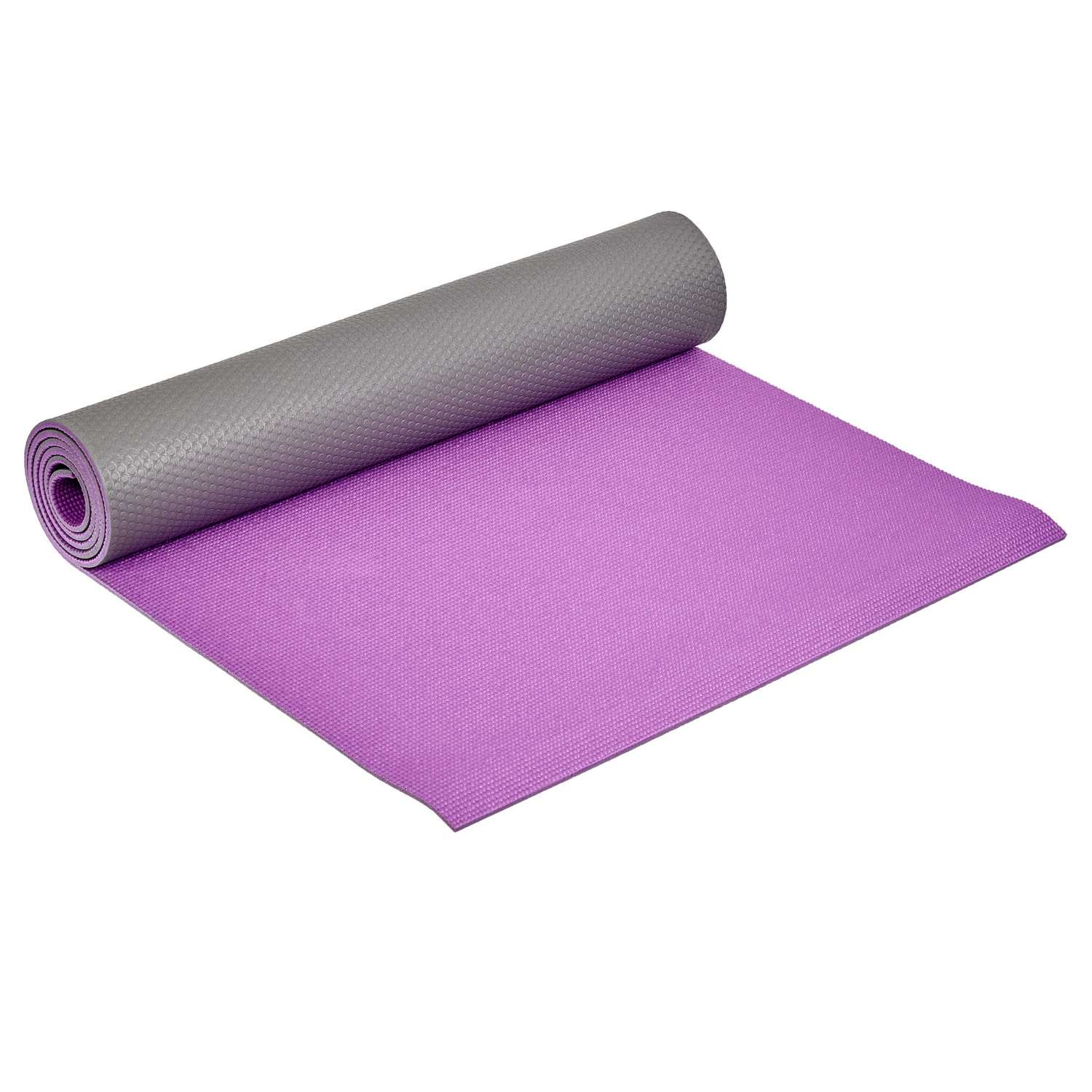 Коврик для йоги и фитнеса Bradex двухслойный фиолетовый 183х61 см - фото 8
