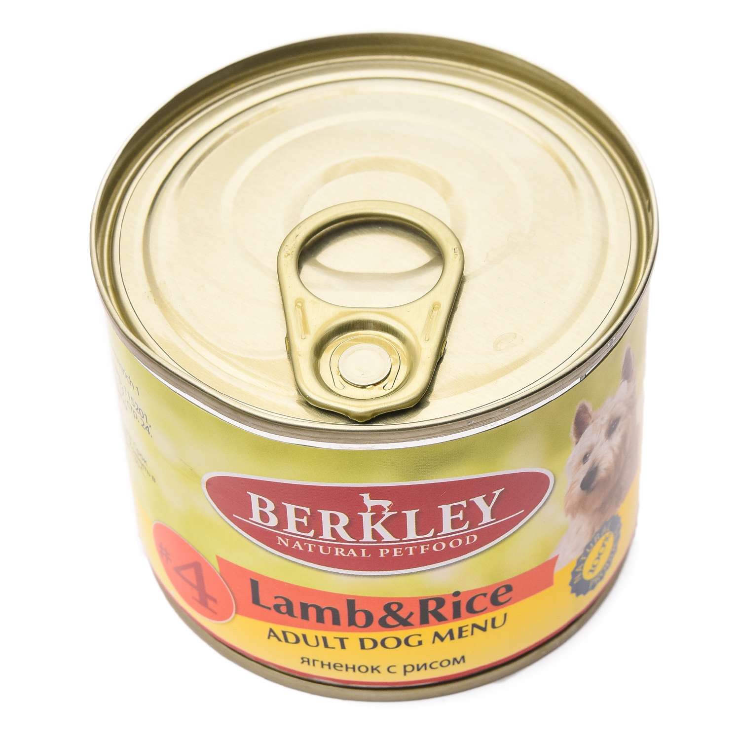 Корм для собак Berkley 200г №4 ягненок с рисом консервированный - фото 3