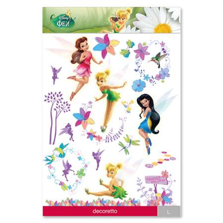 Интерьерный стикер Decoretto Disney Феи в сказочном саду