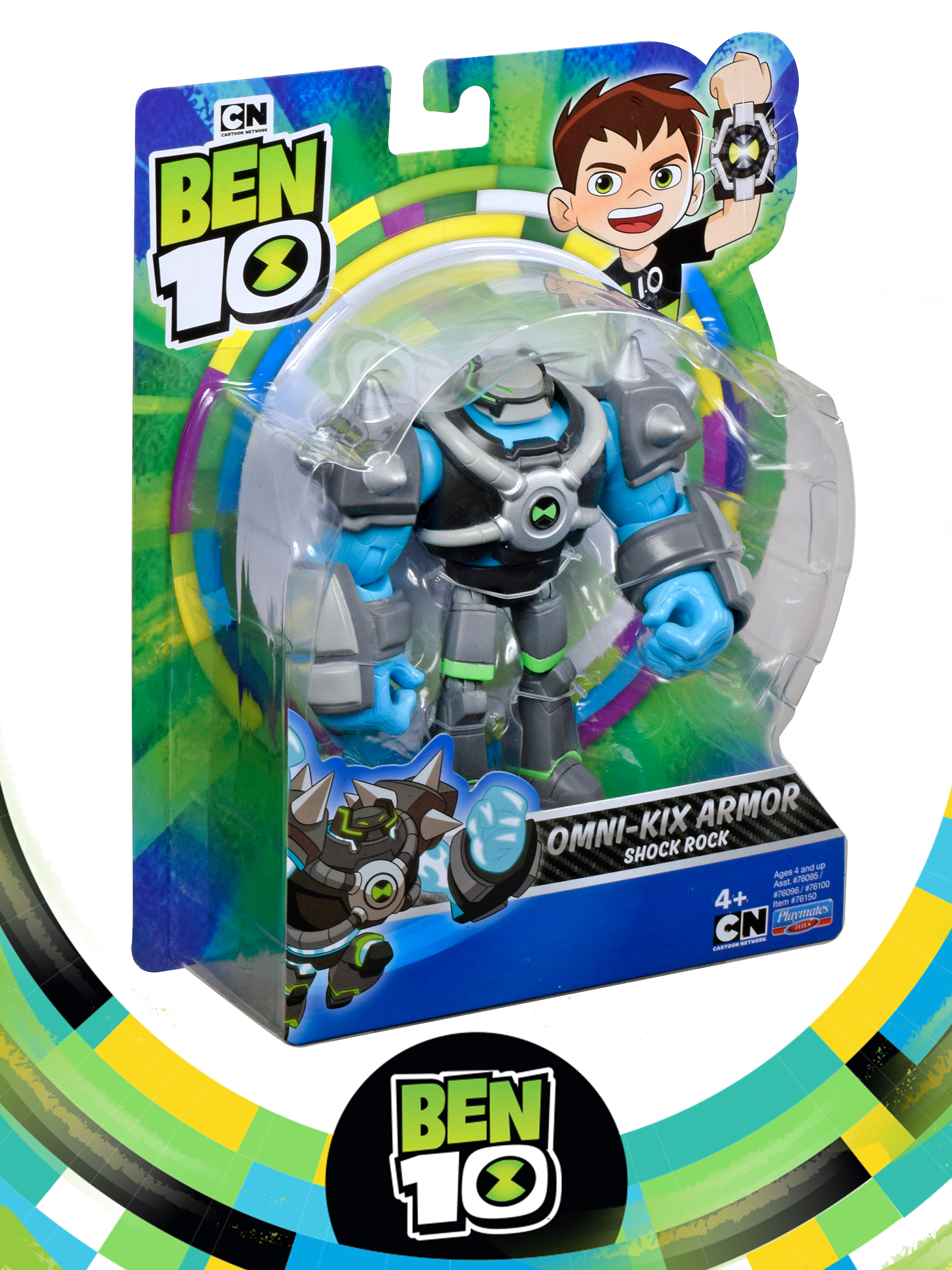 Фигурка Ben10 Бронированный Шок Рок 12.5 см - фото 4