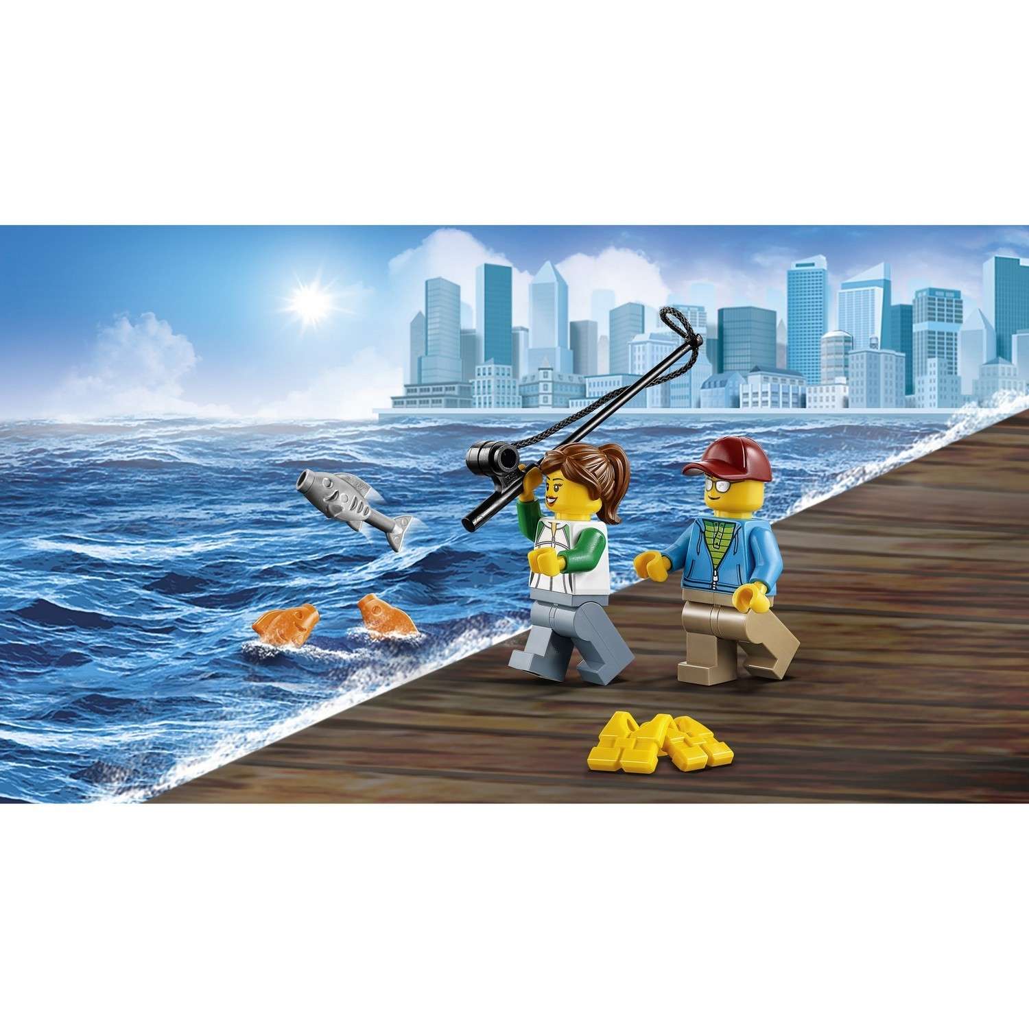 Конструктор LEGO City Great Vehicles Рыболовный катер (60147) - фото 5
