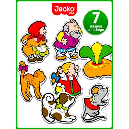 Развивающие пазлы для детей JackoToys Репка 00-605