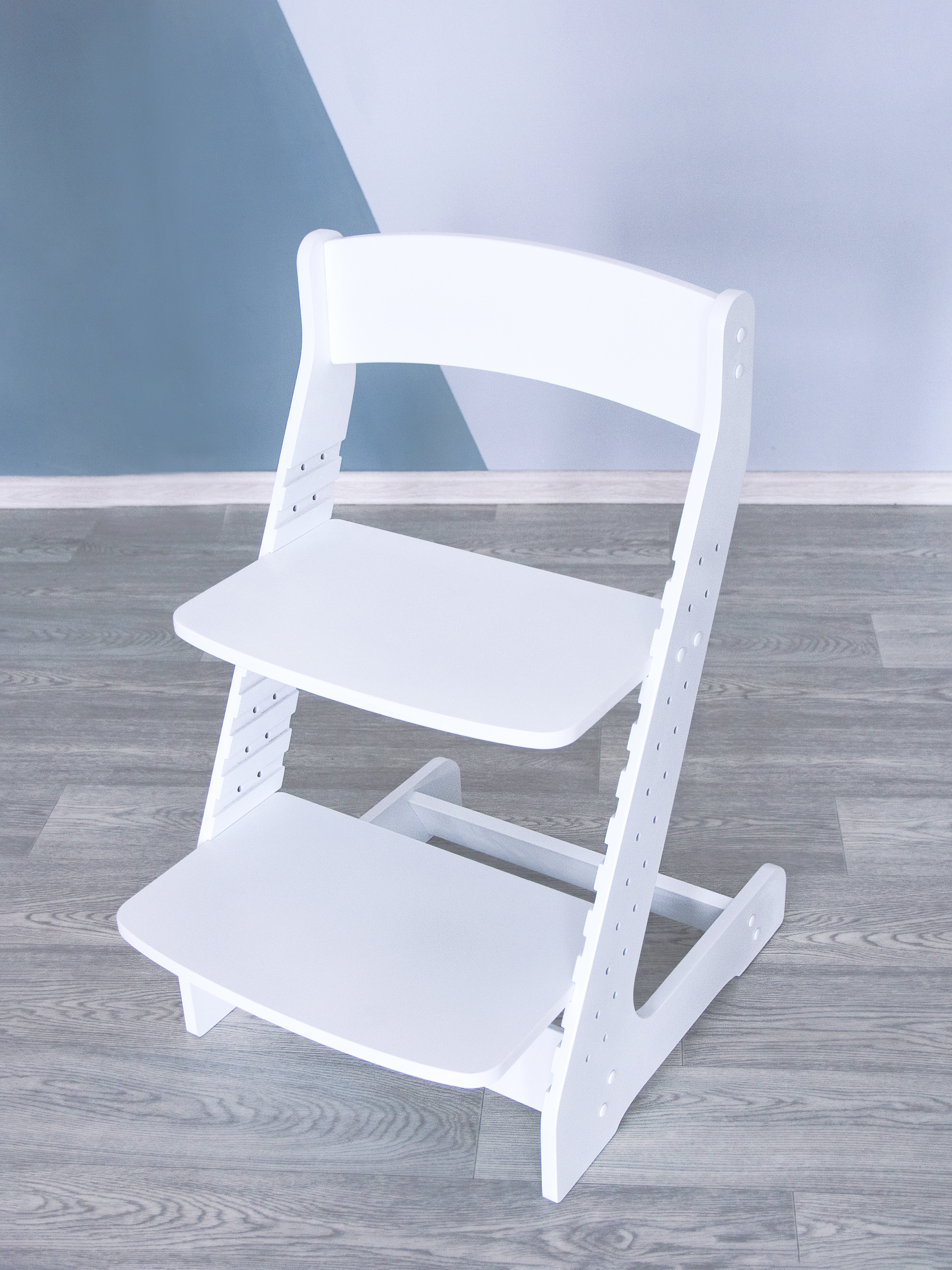 Растущий стул детский Alubalu белый - фото 8