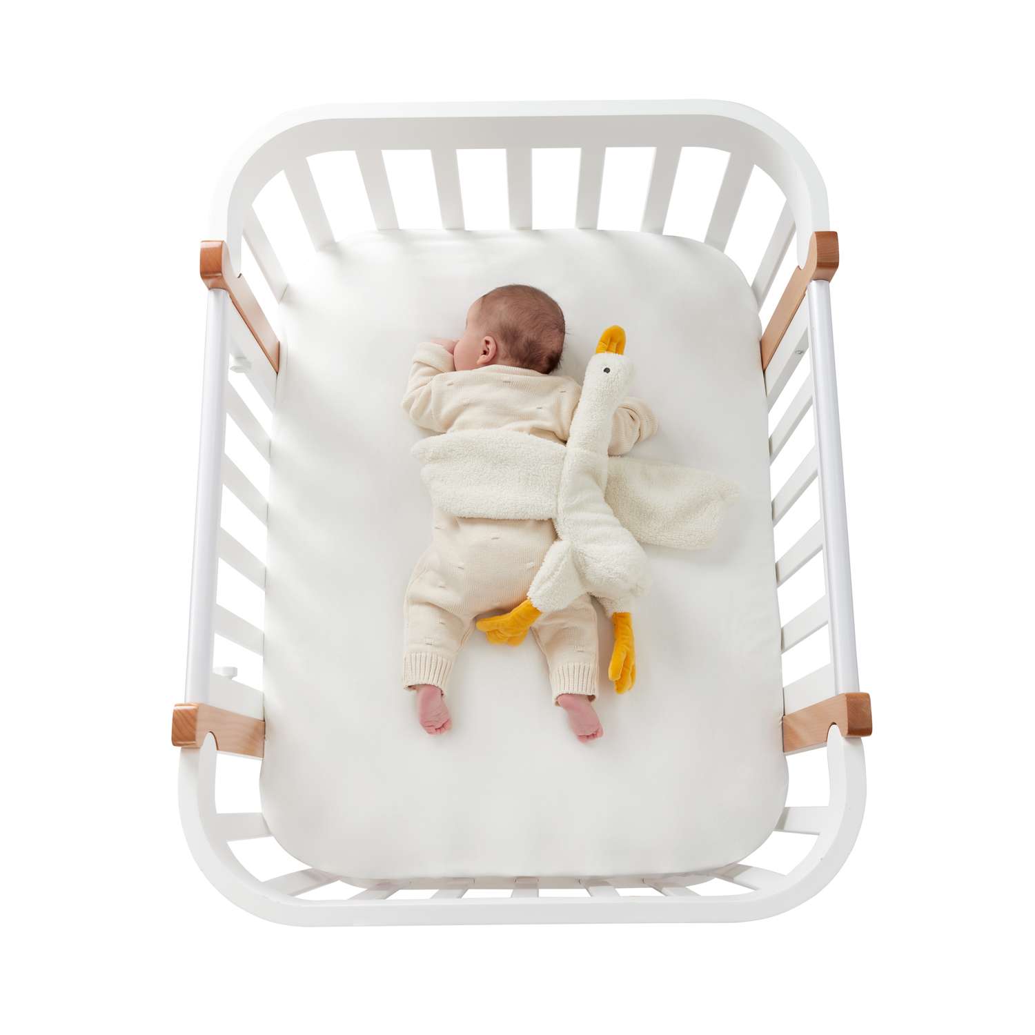 Мягкая игрушка-комфортер Happy Baby плюшевая утка-обнимашка - фото 11