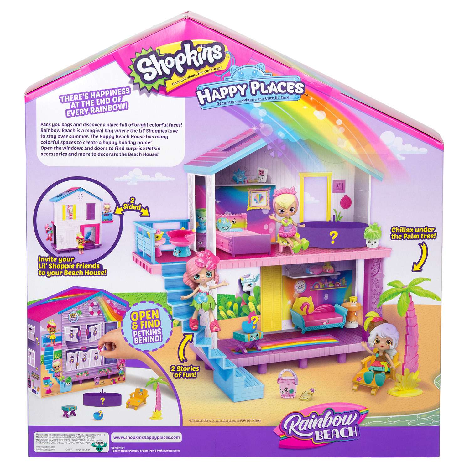 Игрушка Happy Places Shopkins Пляжный домик в непрозрачной упаковке (Сюрприз) 56860 - фото 4
