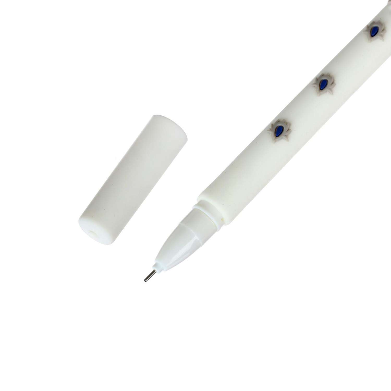 Ручка Calligrata гелевая «Павлин белый» - фото 2