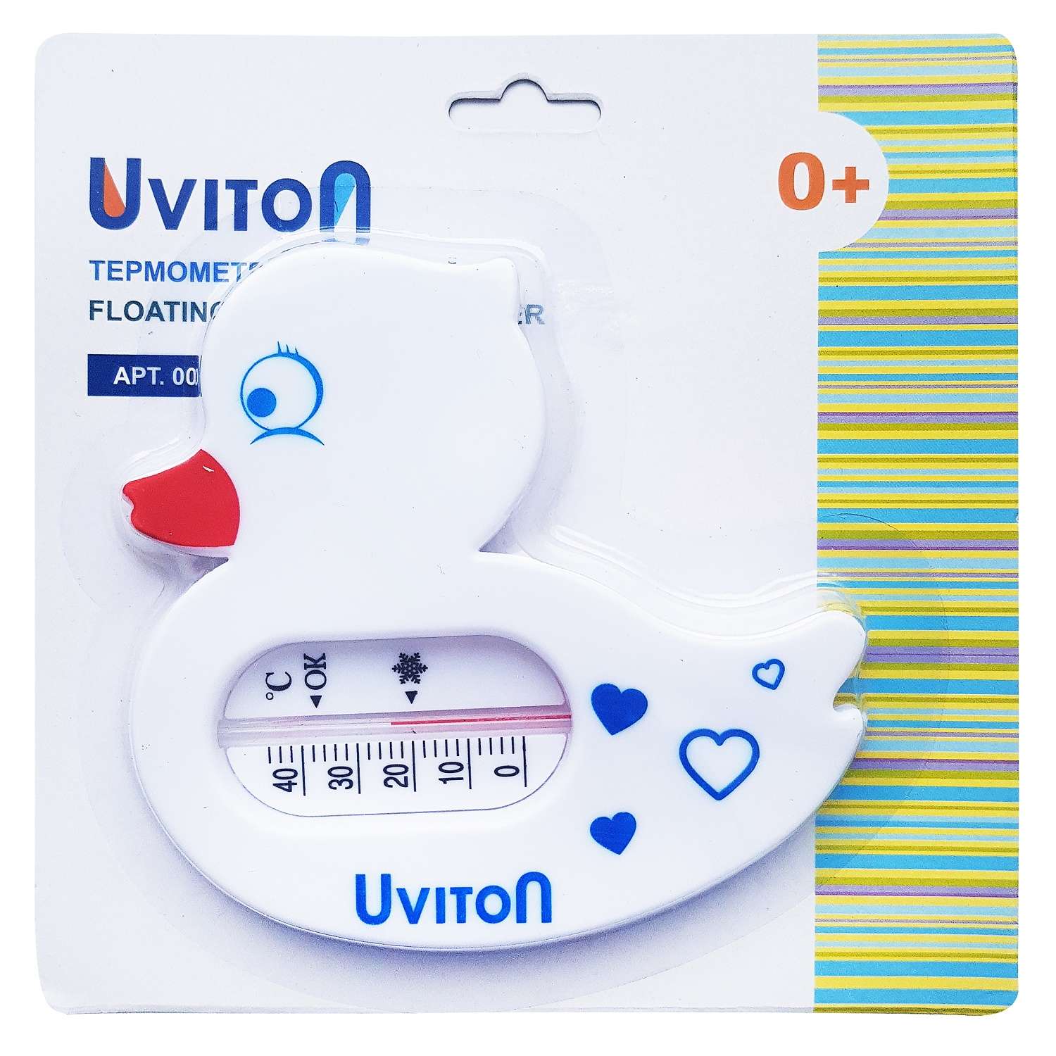 Термометр для воды Uviton для купания новрожденных арт Уточка Арт.0058 - фото 2