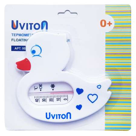 Термометр для воды Uviton для купания новрожденных арт Уточка Арт.0058