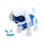 Интерактивная игрушка Zabiaka Робот собака Чаппи русское озвучивание цвет синий
