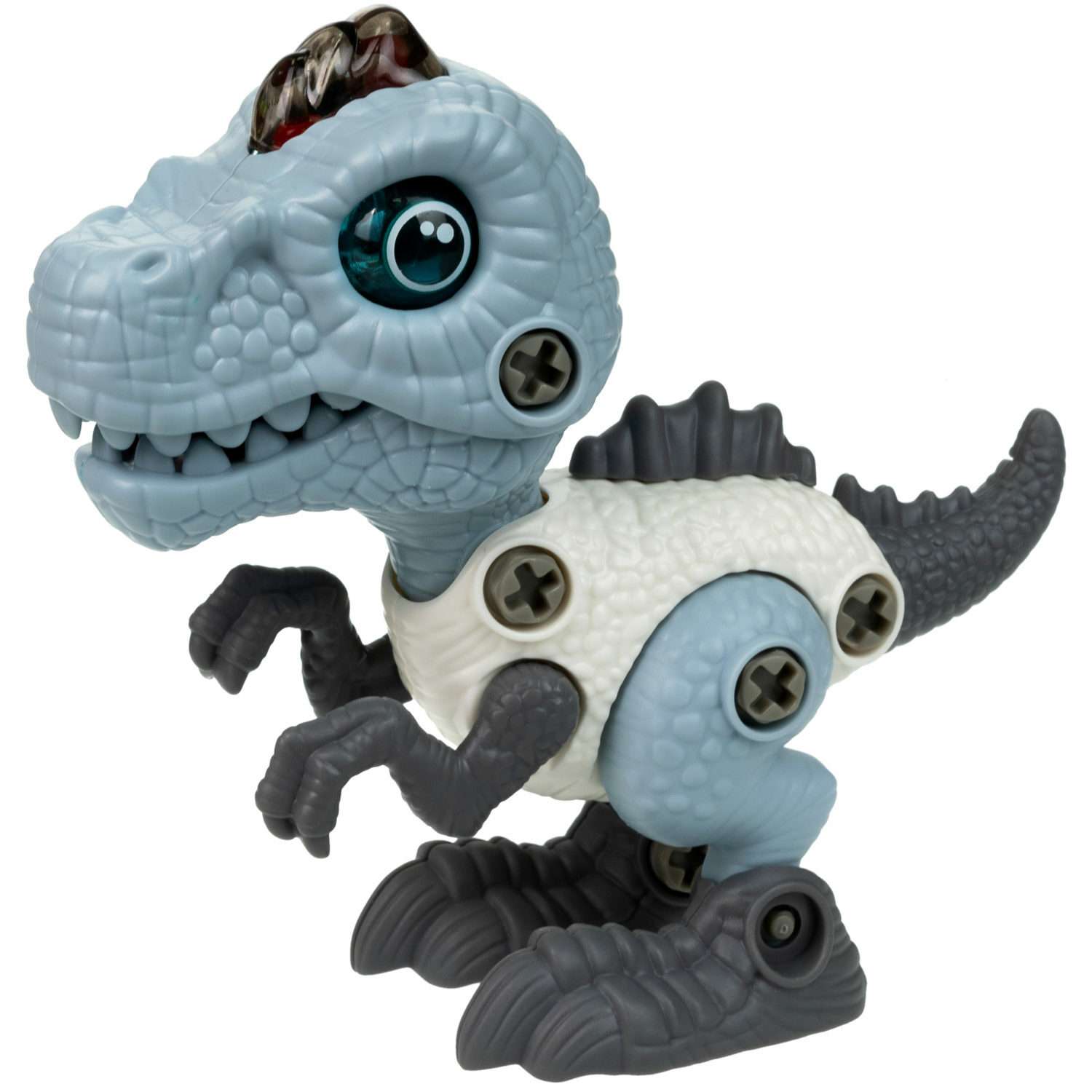 Интерактивная игрушка 1TOY RoboLife Спинозавр сборная модель конструктор со светом и звуком - фото 2