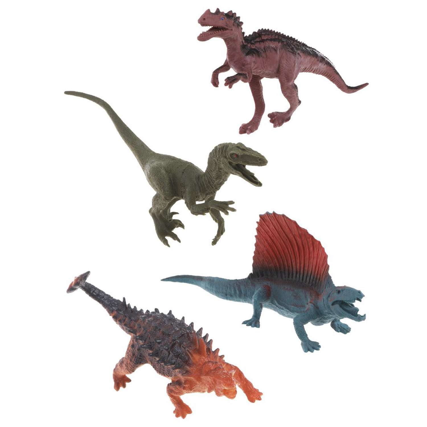 Набор фигурок Динозавры Наша Игрушка 4 шт для увлекательной игры - фото 1