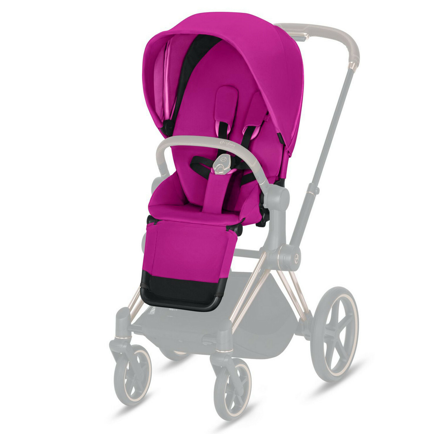 Набор чехлов Cybex Seat Pack Cybex Priam III Fancy Pink 519002327 - фото 1