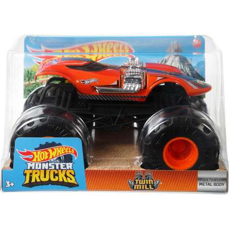 Машинка Hot Wheels Monster Trucks большой Твин Милл GWK98