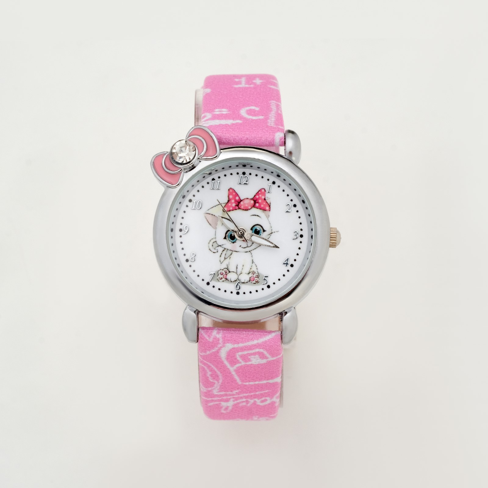 Часы Sima-Land наручные детские «Кошечка» розовые - фото 1