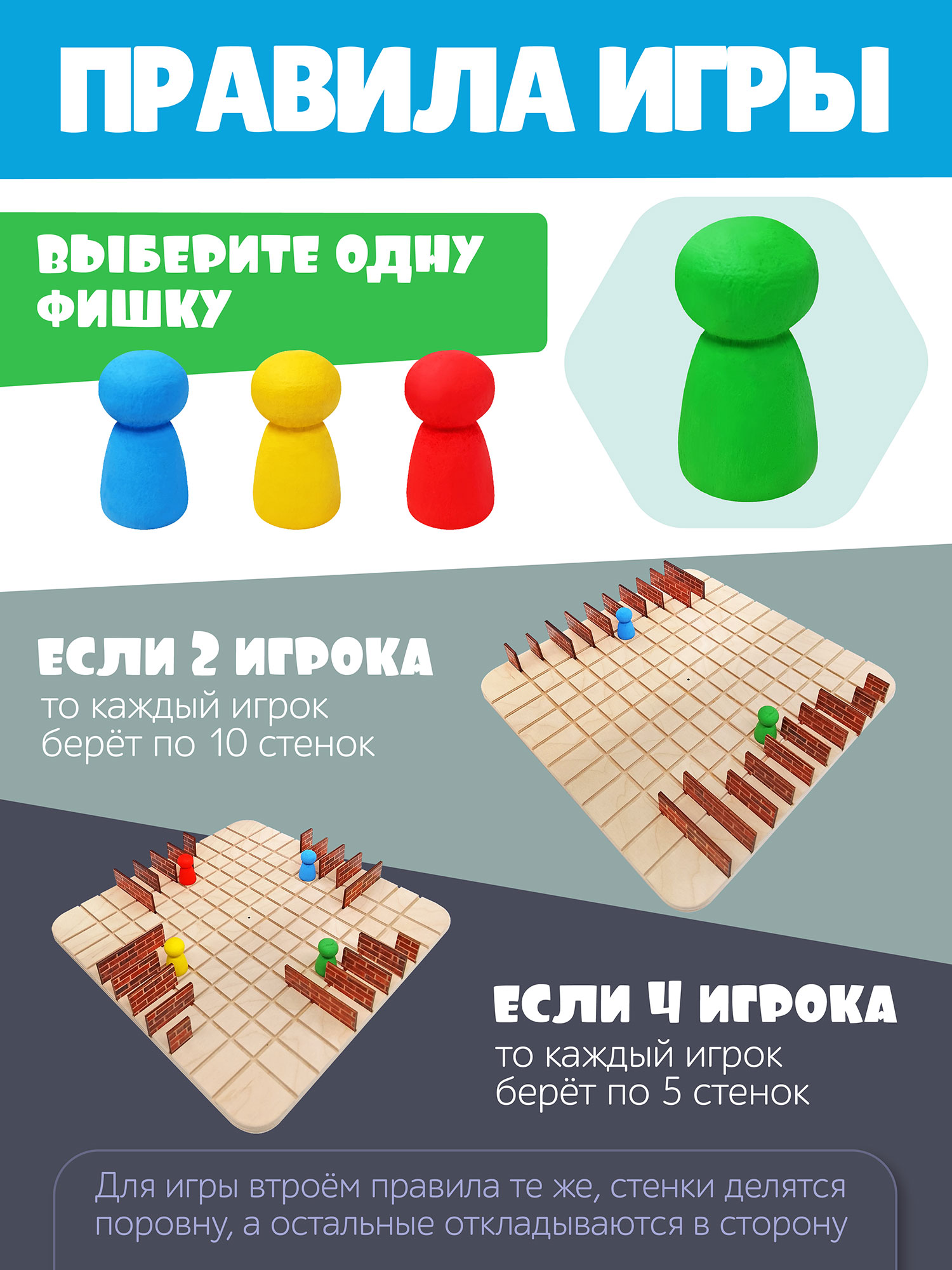 Настольная игра Нескучные игры Стена - фото 9