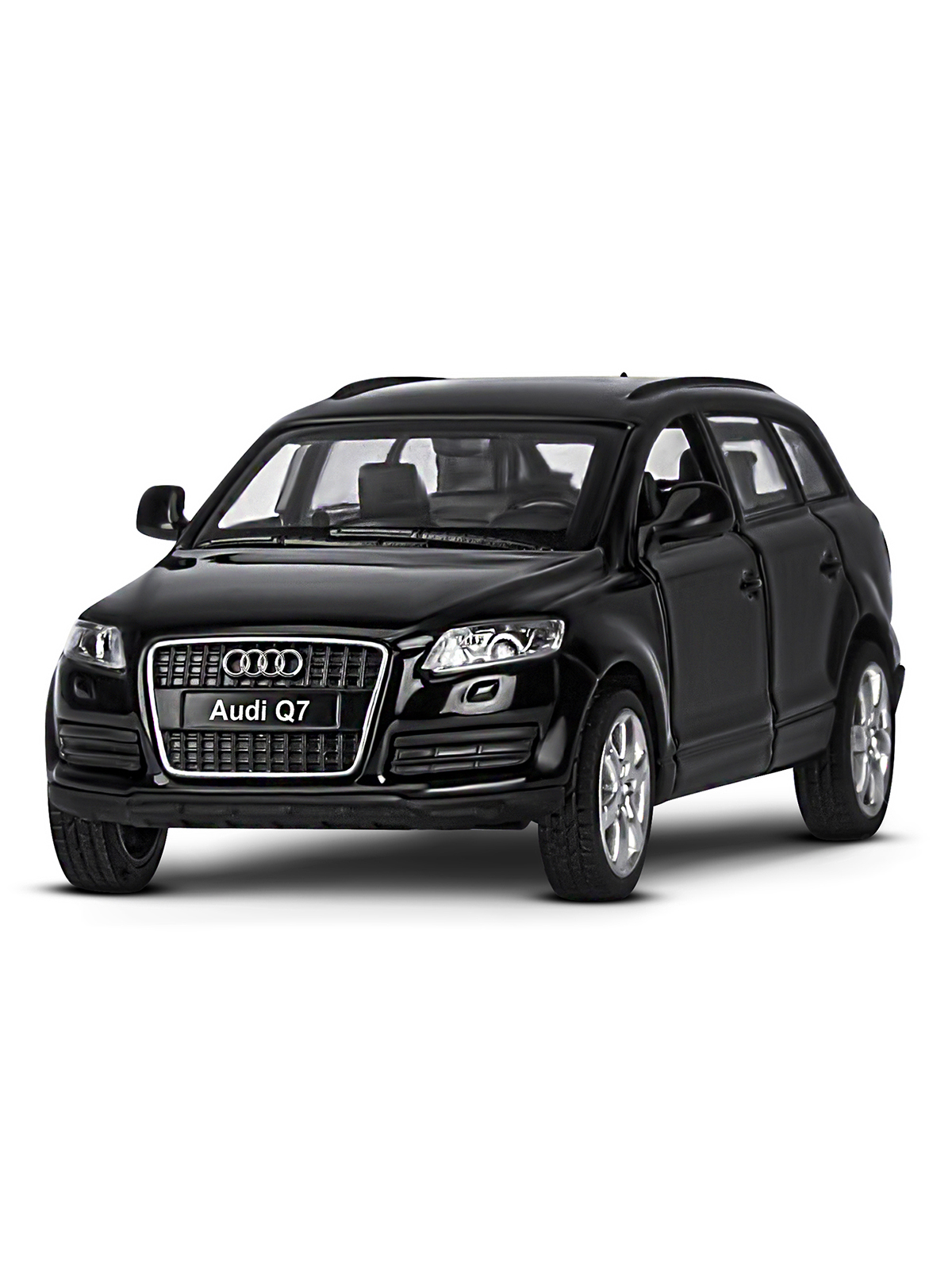 Машинка металлическая АВТОпанорама 1:43 Audi Q7 черный инерционная JB1251250 - фото 9