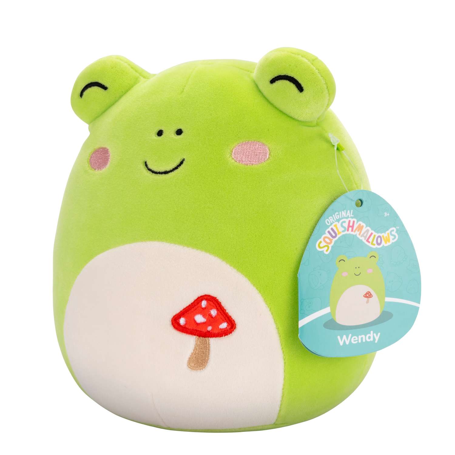 Игрушка мягкая Squishmallows Зеленый лягушонок - фото 1