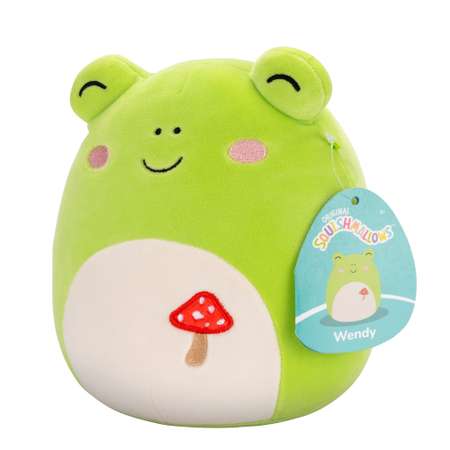 Игрушка мягкая Squishmallows Зеленый лягушонок