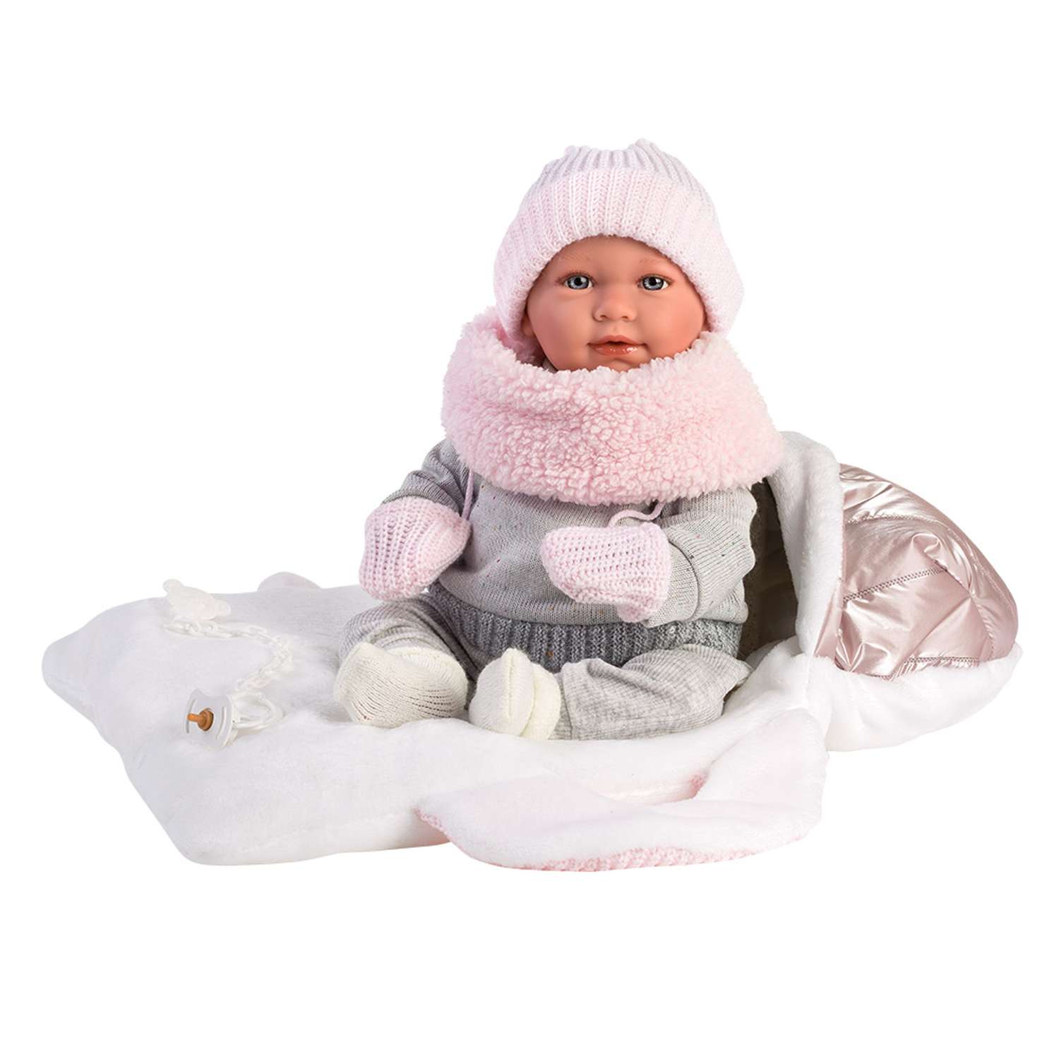 Кукла LLORENS младенец Мими 42 см в конверте со звуком L 74004 - фото 2