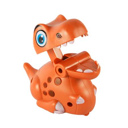 Игрушка RedLine Динозавр заводной оранжевый