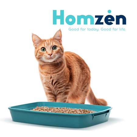 Наполнитель для кошачьего туалета Homzen древесный 6л