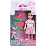 Кукла детская 1TOY Alisa Little Love брюнетка с длинными волосами мини 14 см