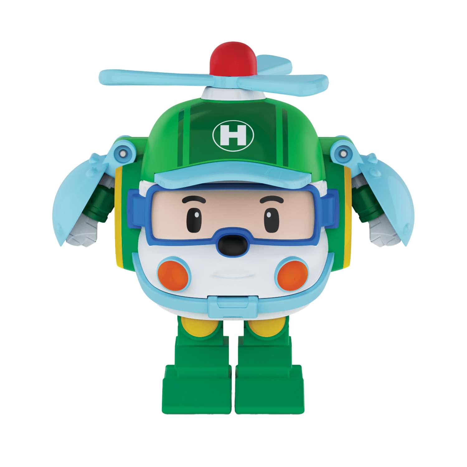 Вертолет Robocar Poli Хэли зеленый MRT-673 - фото 4