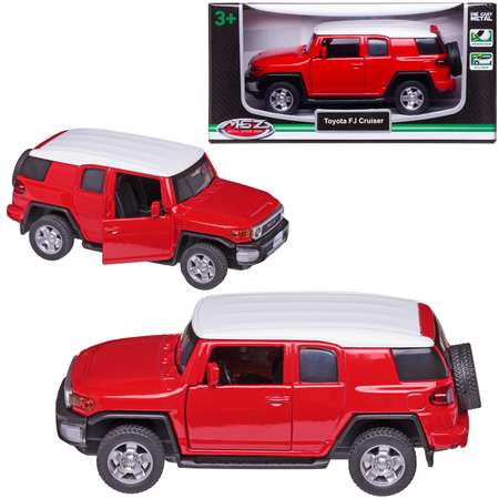 Автомобиль Abtoys Toyota MSZ 1:43 инерционный красный