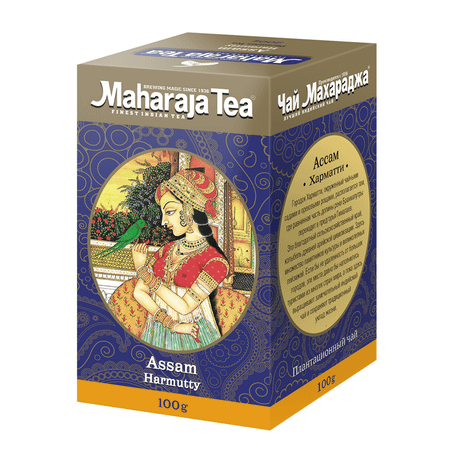 Чай Maharaja Ассам Хармати индийский черный байховый 100г