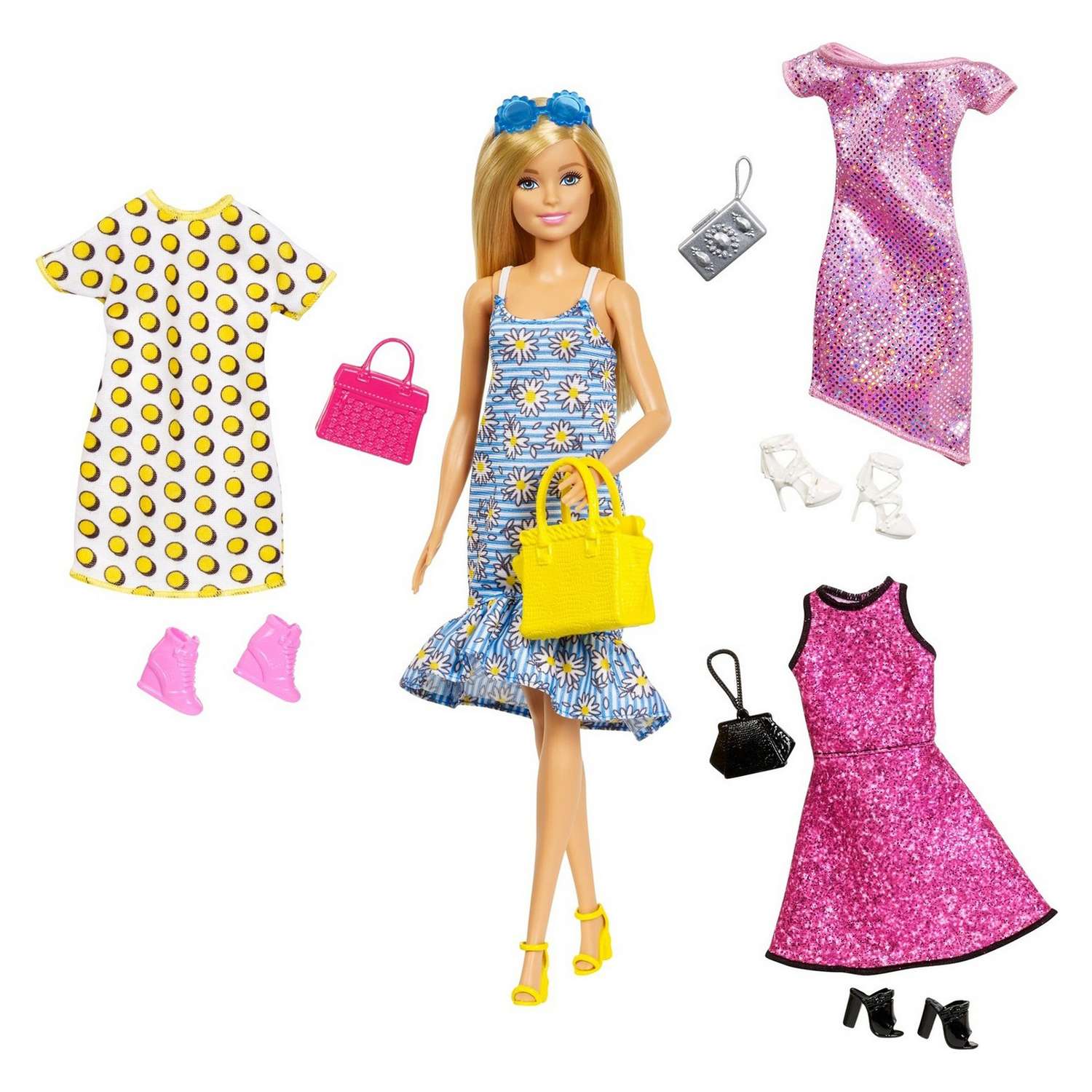 Одежда BJDBUS для куклы Барби, рубашка, юбка, платье, кофта, в ассортименте