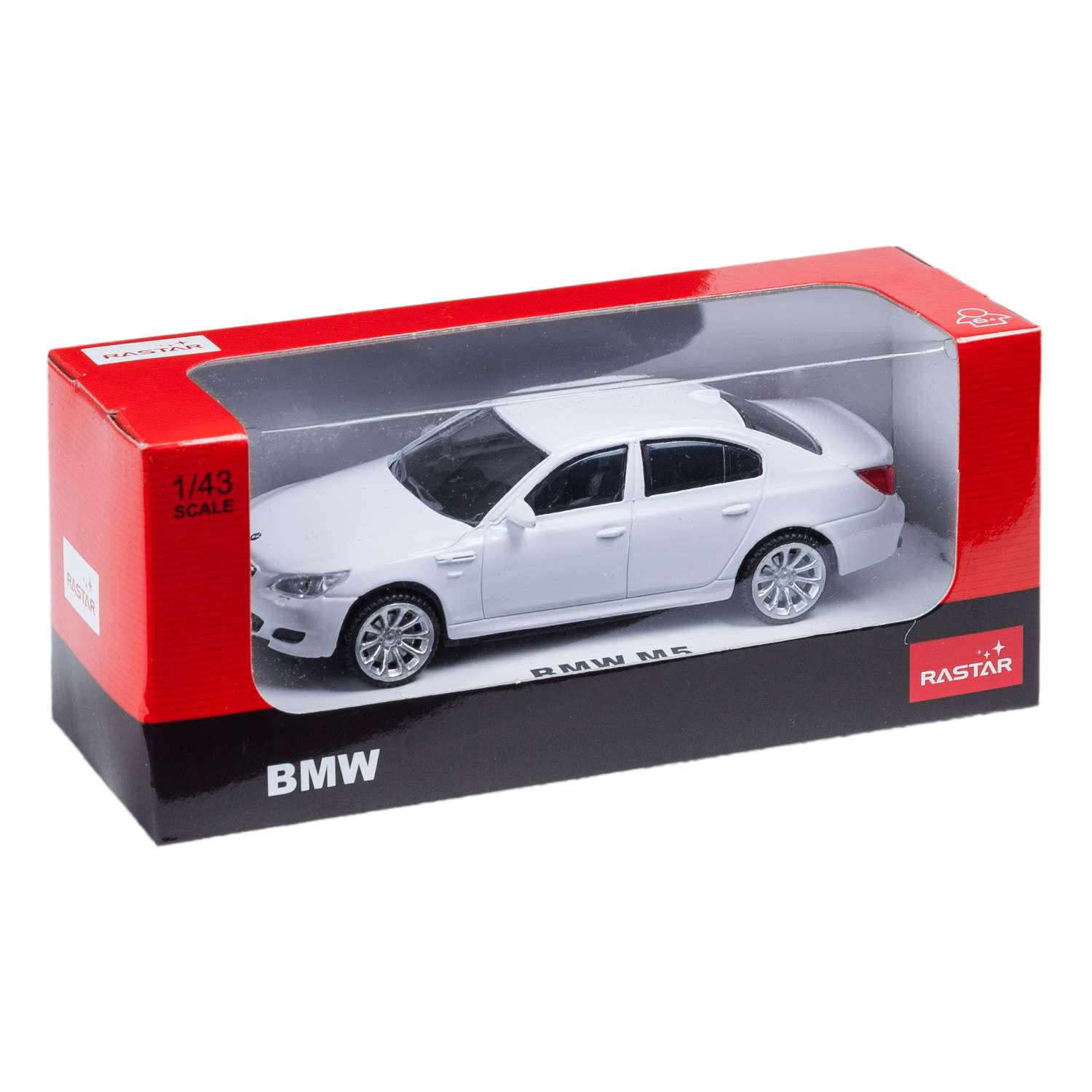 Машинка Rastar BMW 5 SERIES 1:43 Белая 37500 - фото 2