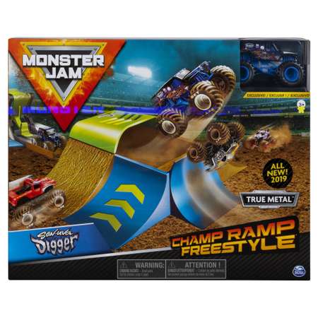 Набор игровой Monster Jam Зона Зомби с машинкой 1:64 Freestyle 6045029/20103382