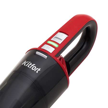 Ручной автомобильный пылесос KITFORT КТ-537-2 черно-красный