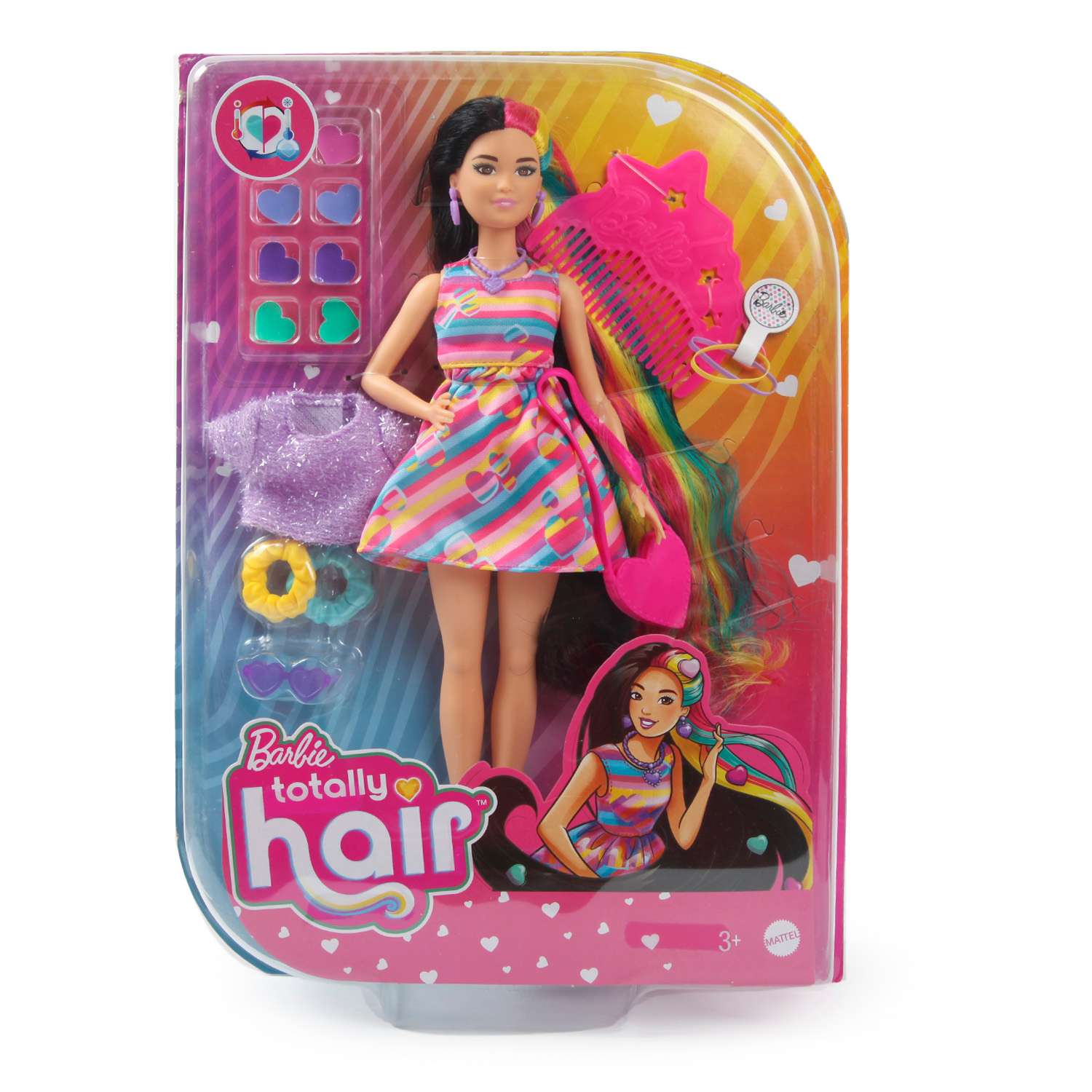 Кукла Barbie Totally Hair Сердца HCM90 HCM90 - фото 6