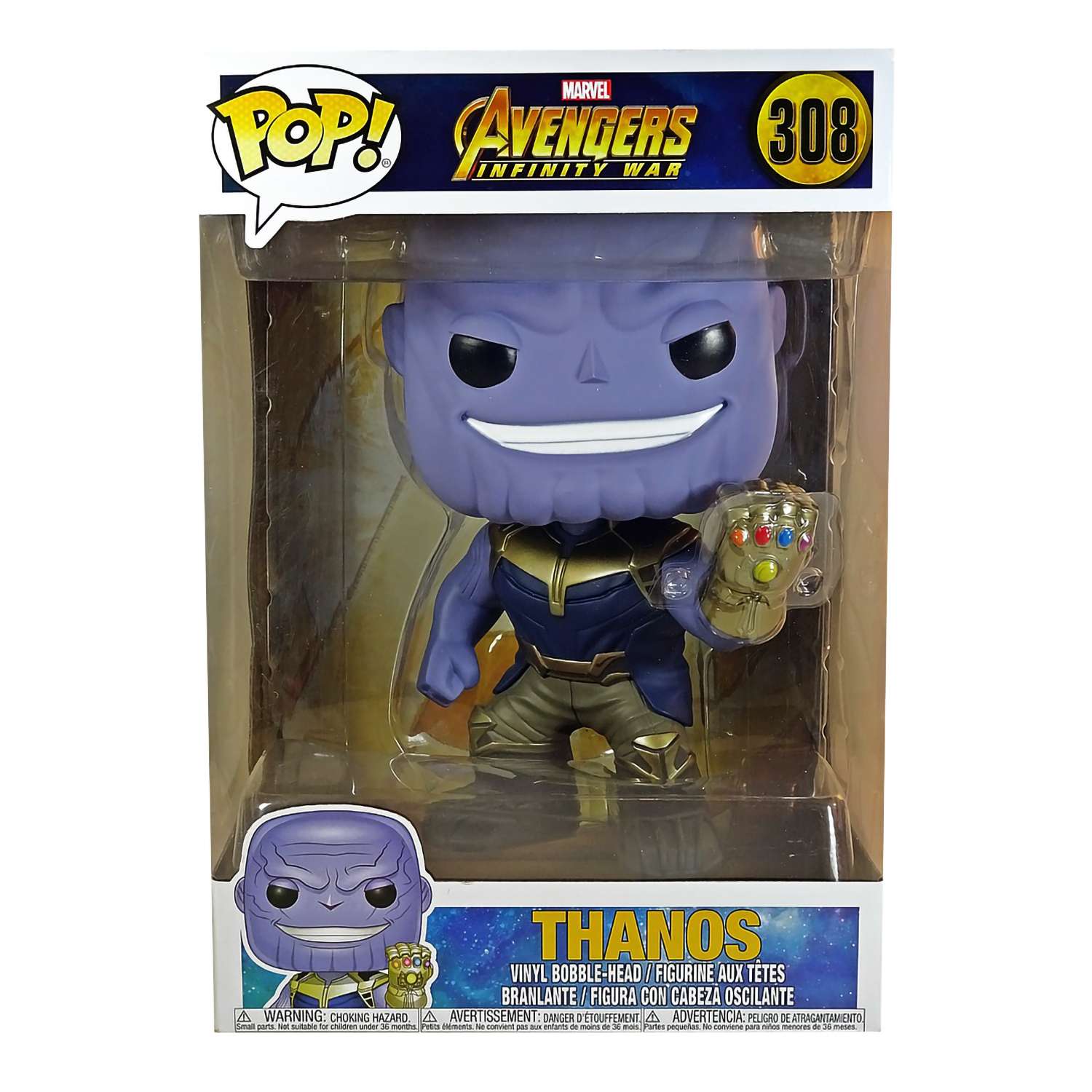 Набор фигурка+футболка Funko POP and Tee: Infinity War: Thanos размер-S - фото 5