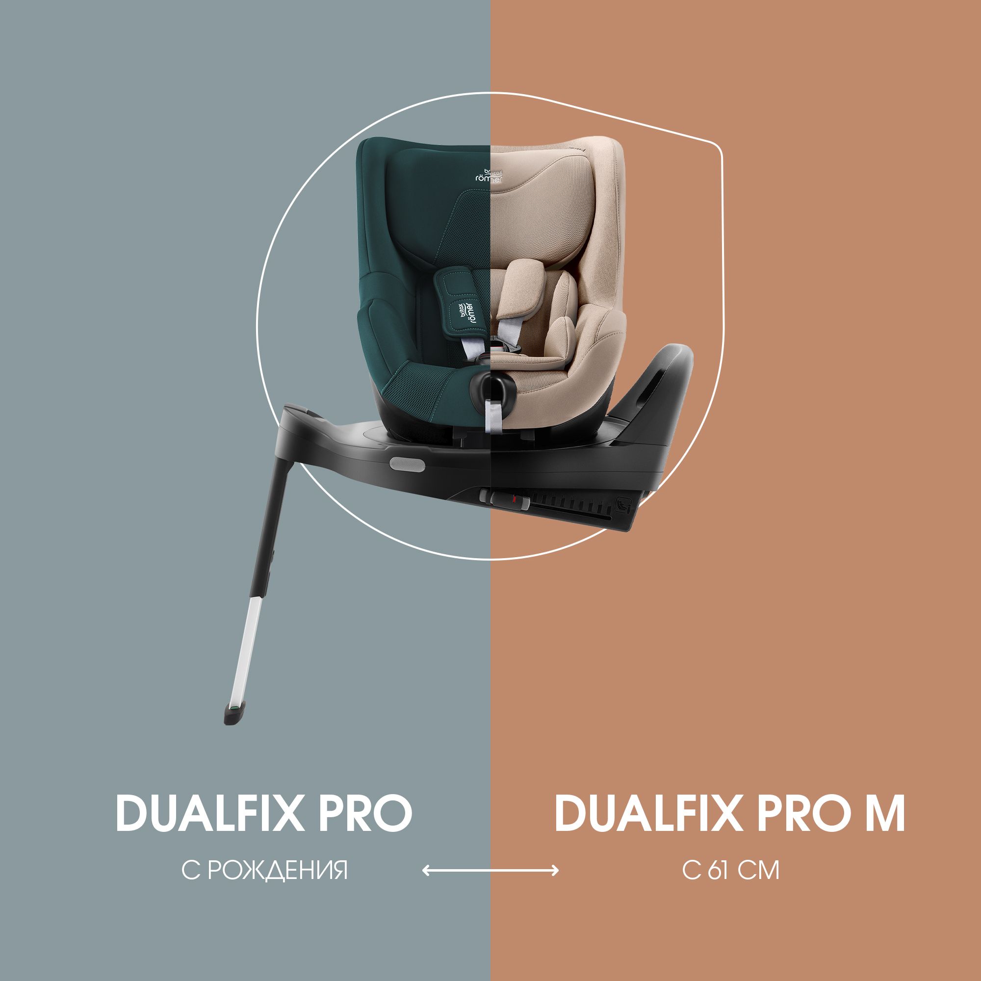 Детское автокресло Britax Roemer Dualfix Pro M Style Teak с 3 мес. до 4 лет ростом 61-105 см до 19 кг - фото 13