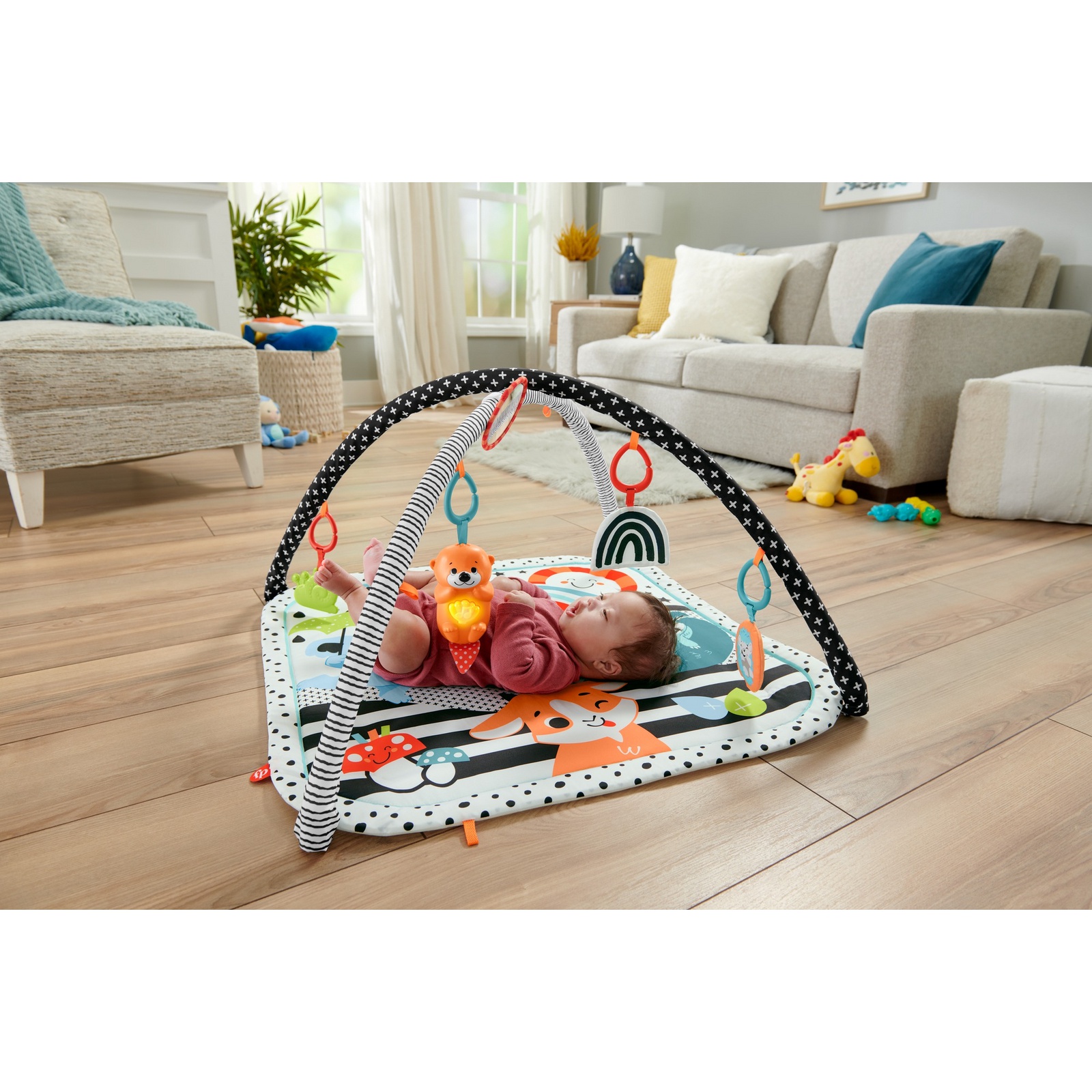 Коврик развивающий Fisher Price Светись и расти HBP41 - фото 19