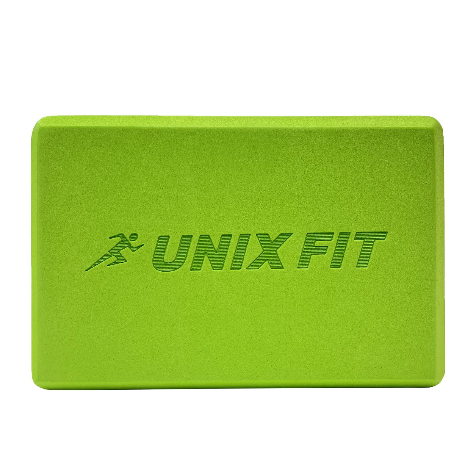 Блок для йоги и фитнеса UNIX Fit , зеленый, блок для пилатеса и растяжки 23 х 15 х 7 см, 2 шт. - фото 7