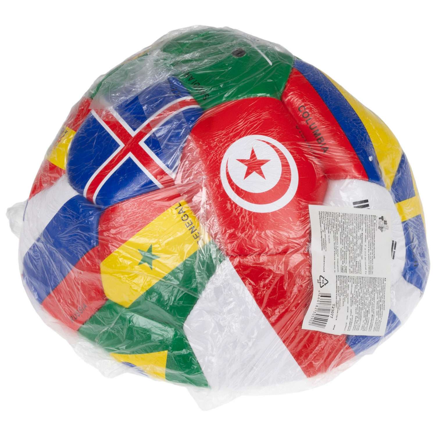 Футбольный мяч 1TOY 5 размер Флаги - фото 4