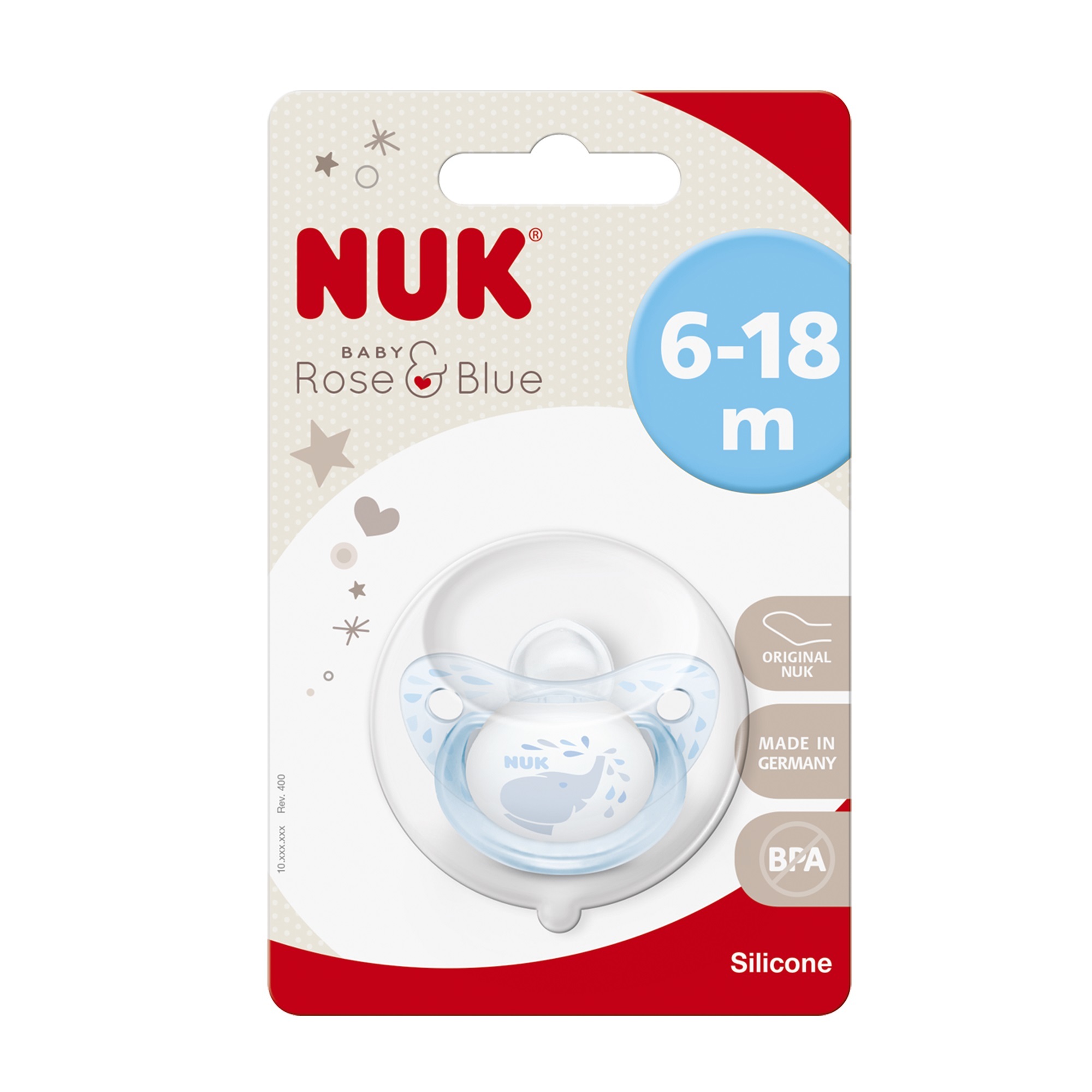 Пустышка Nuk Baby с 6месяцев Blue в ассортименте 10736275 - фото 2