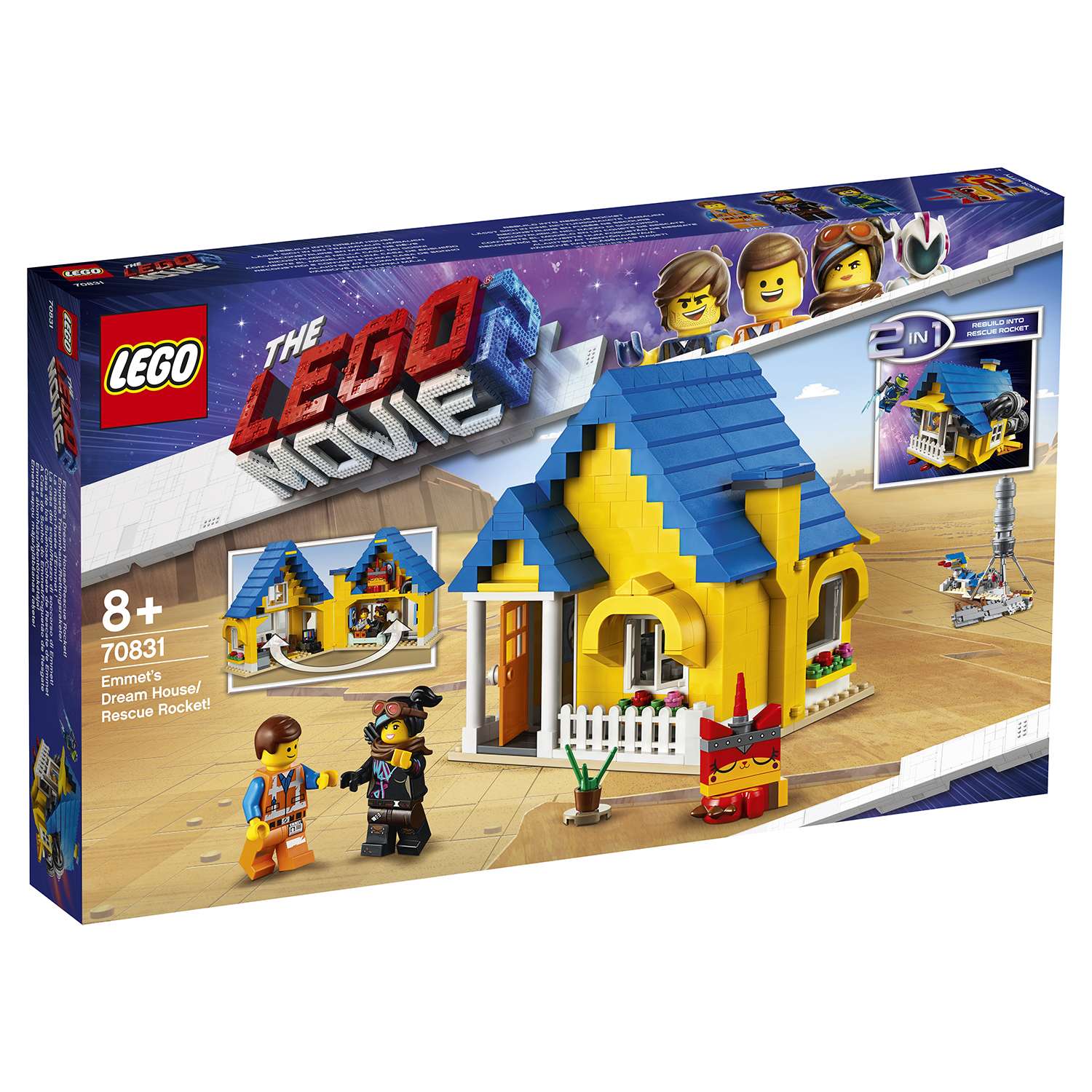 Конструктор LEGO Movie Дом мечты Спасательная ракета Эммета! 70831 - фото 2