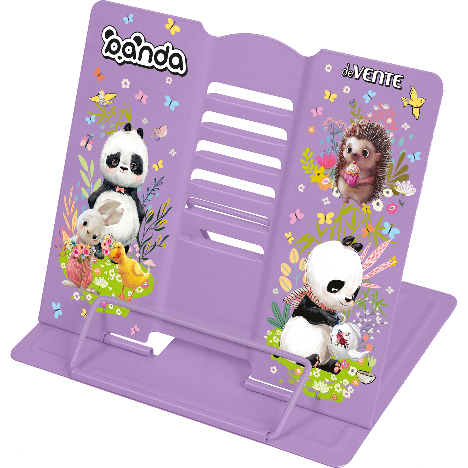 Подставка для книг deVENTE Panda 20x19 см металлическая - фото 1