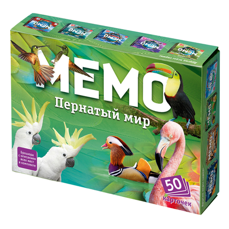 Игра развивающая Нескучные игры Мемо. Пернатый мир