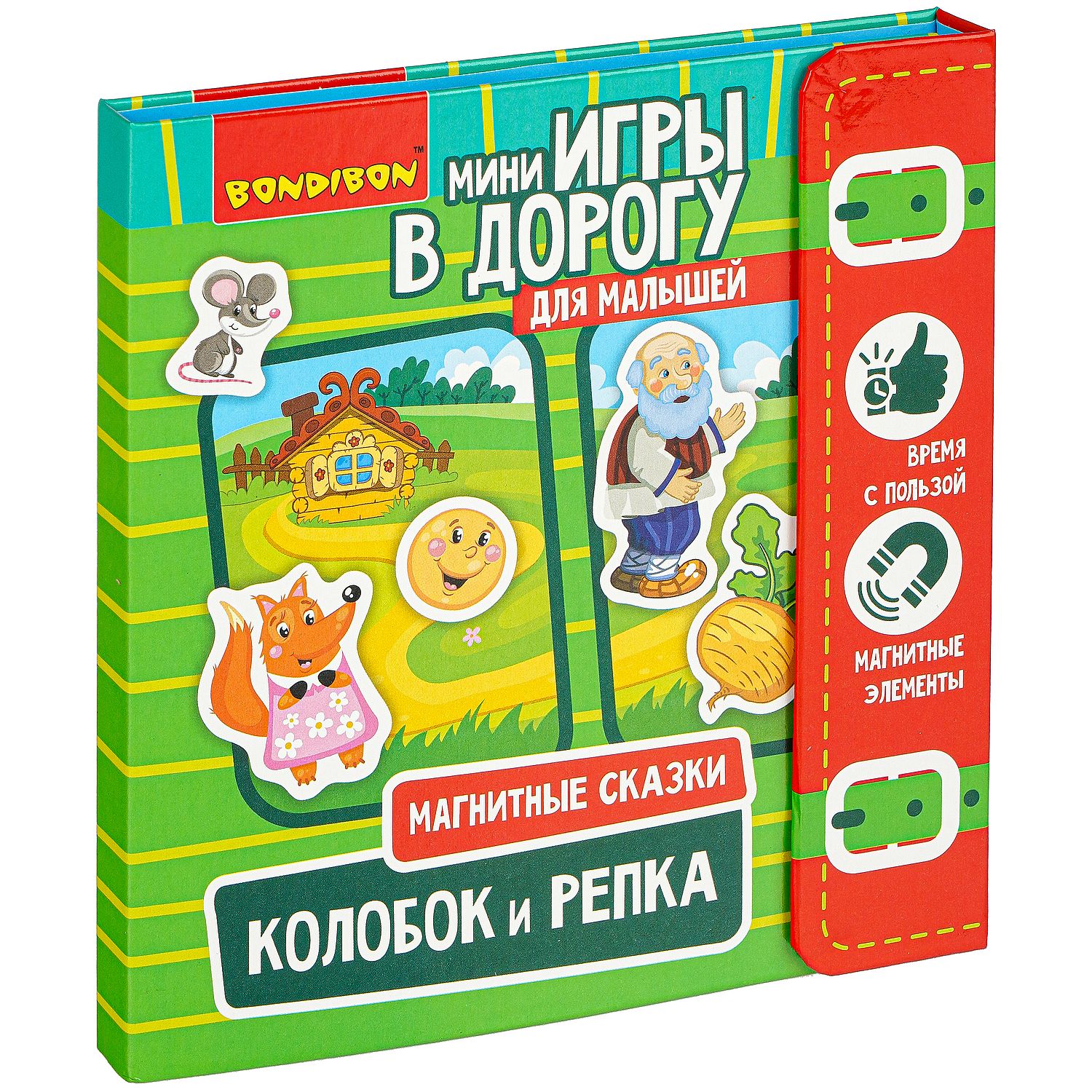 Настольная игра Bondibon в дорогу мини Колобок и репка - фото 3