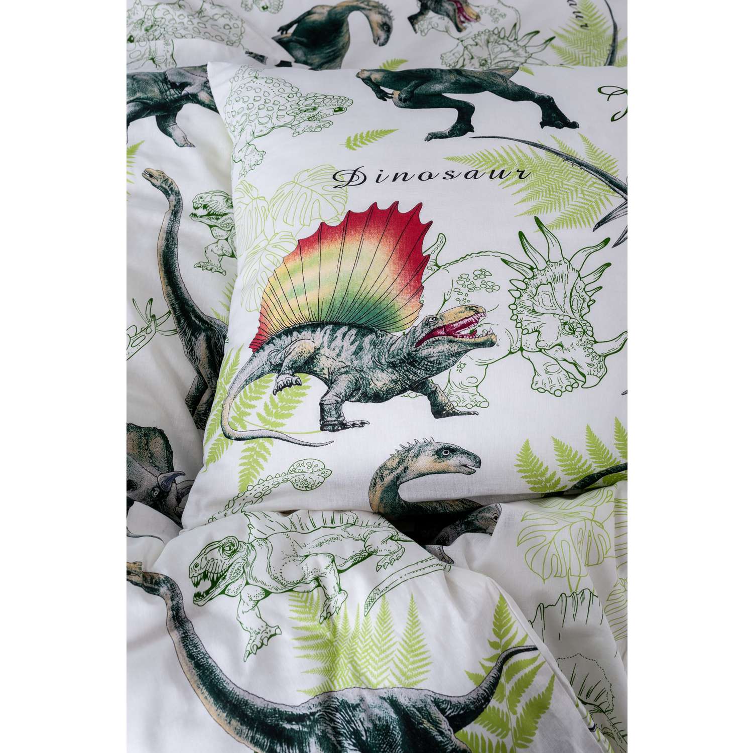 Комплект постельного белья MILANIKA Динозавры 3 предмета - фото 7