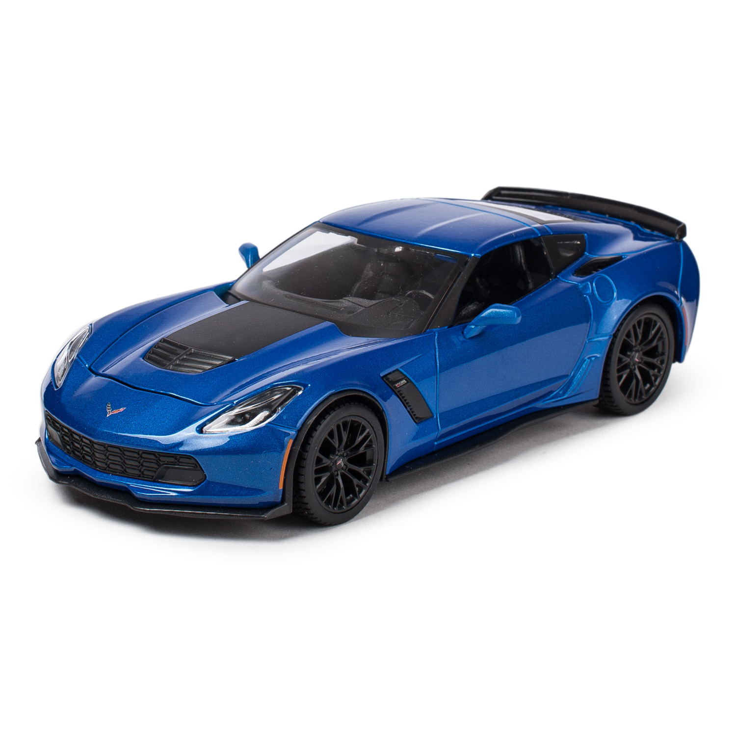 Автомобиль MAISTO Chevrolet Corvette 1:24 голубой 31133 - фото 1