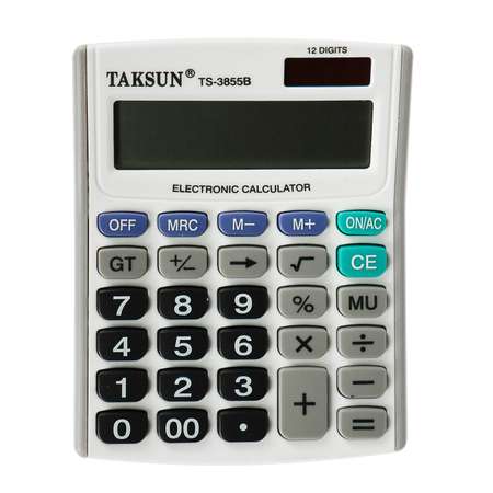 Калькулятор Sima-Land настольный 12 разрядный 3855B двойное питание