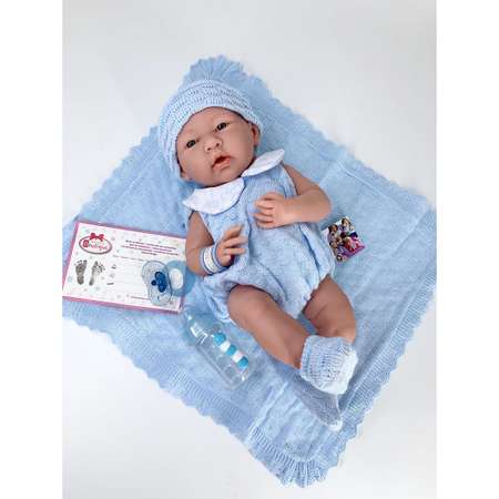 Кукла JC TOYS виниловая 38см La Newborn «18054»