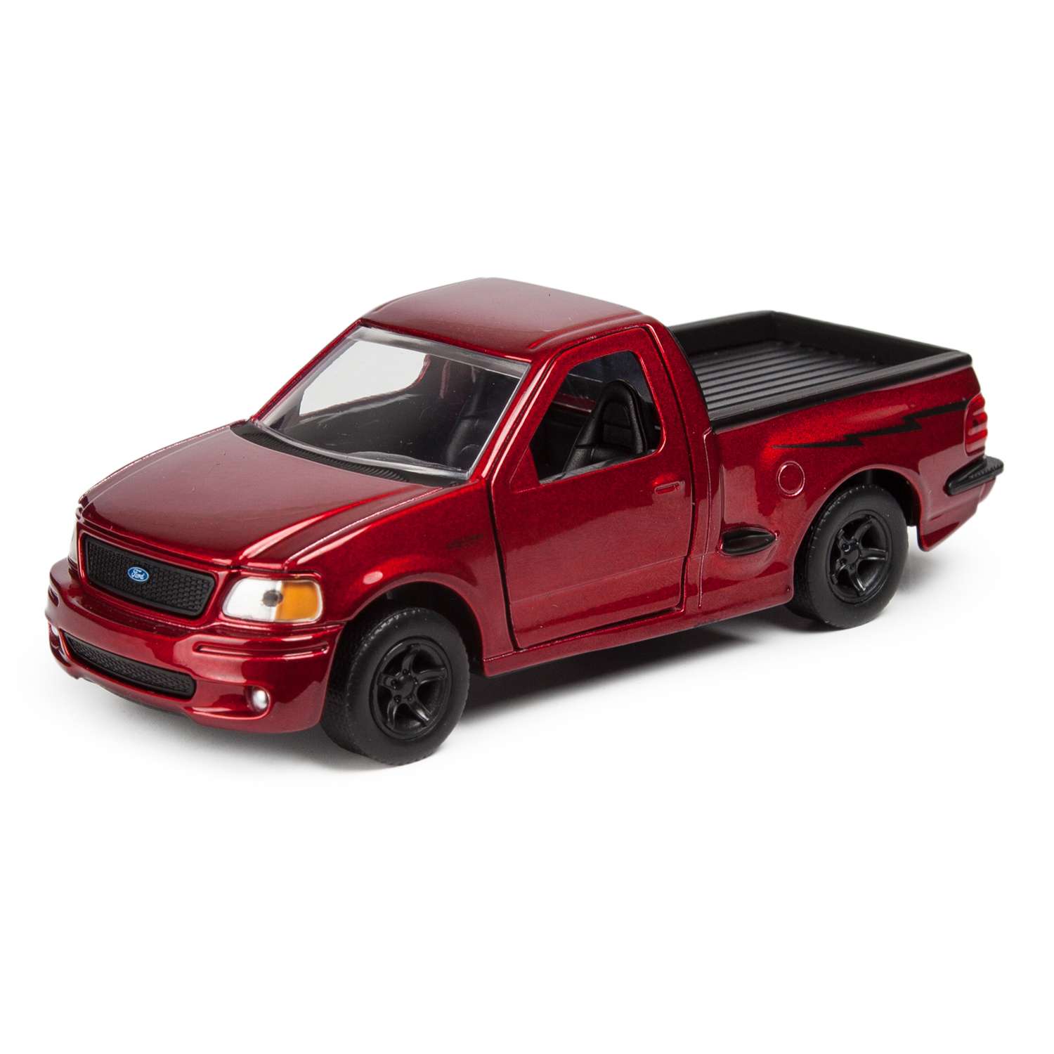 Машинка Jada 1:32 1999 Ford F-150 Lightning-Free Rolling Красная 99684 99684 - фото 1