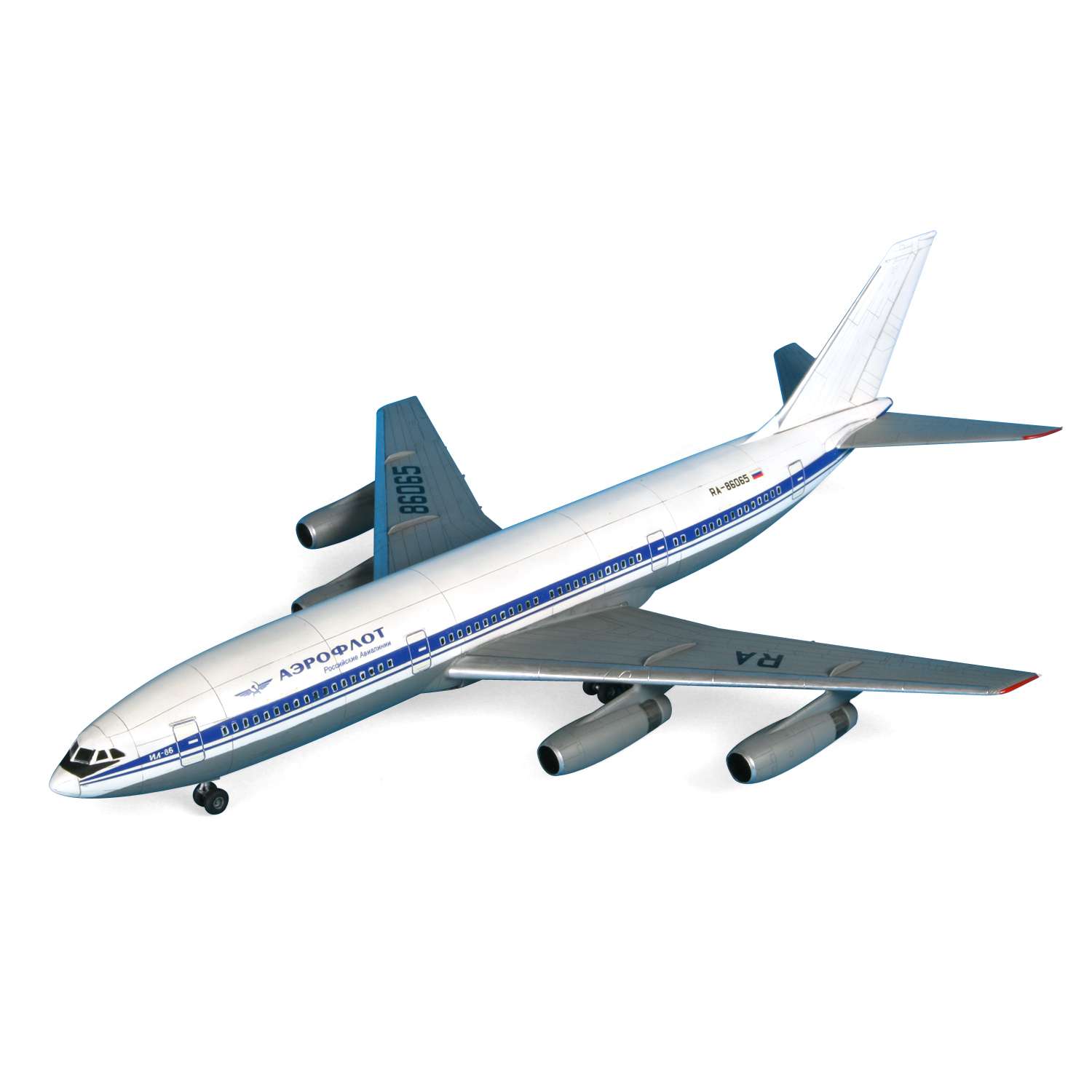 Модель для сборки Звезда Авиалайнер пассажирский ИЛ-86 7001 - фото 3